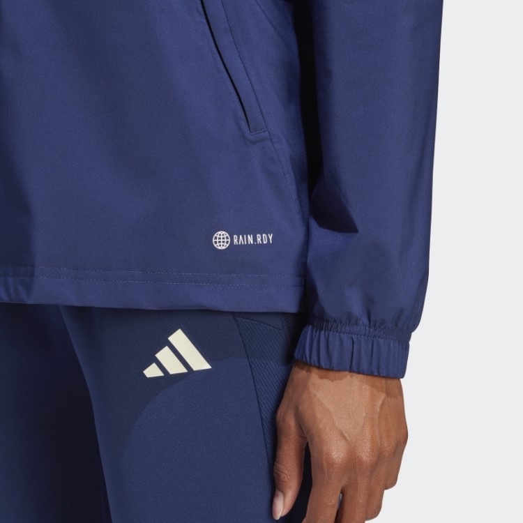 Jaqueta De Chuva Azul Escuro Adidas Italia Condivo 23