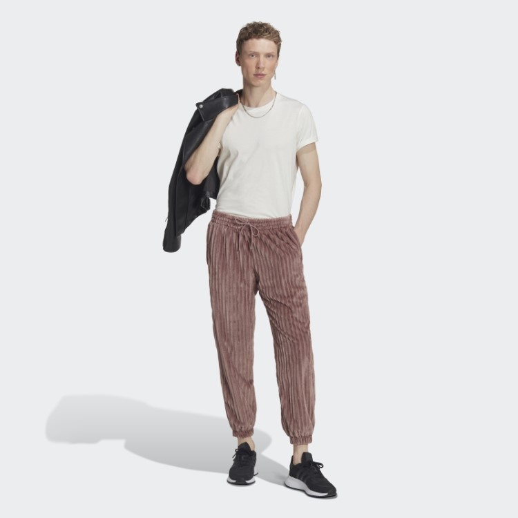 Calça De Moletom 3d Adicolor Contempo Roxa Adidas