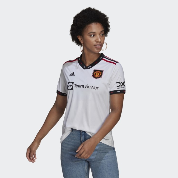 Camisa Branca Do Manchester United 22/23 Adidas