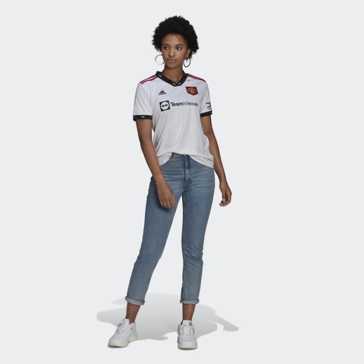 Camisa Branca Do Manchester United 22/23 Adidas