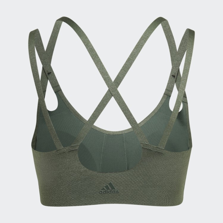Sutiã De Fogo De Estúdio De Luxo De Ioga Com Suporte De Luz Verde óxido Adidas