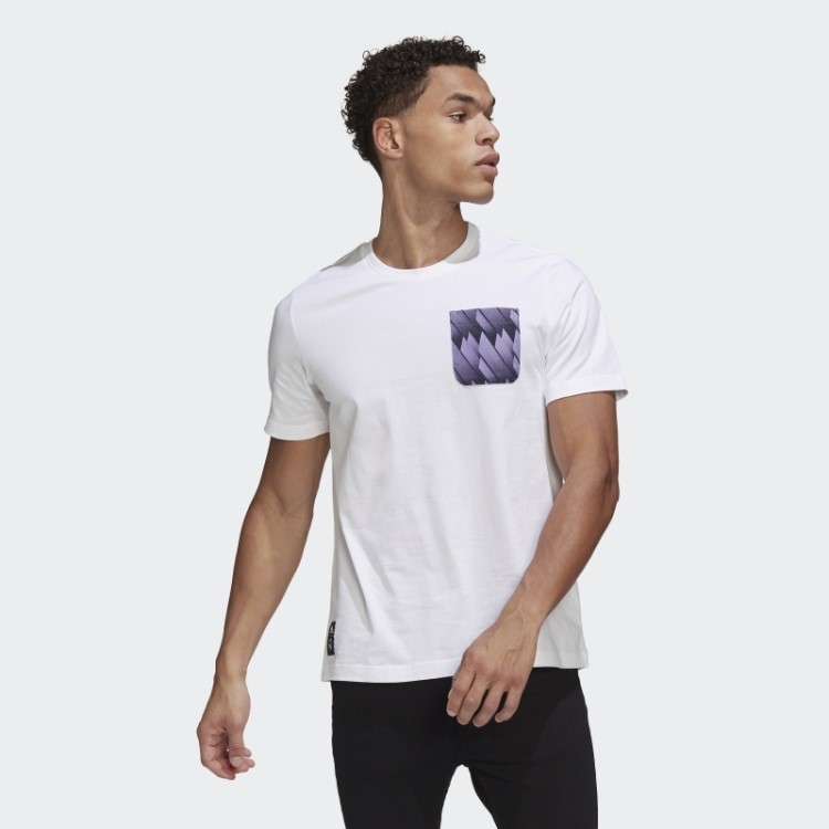 Camiseta Branca Adidas Real Madrid