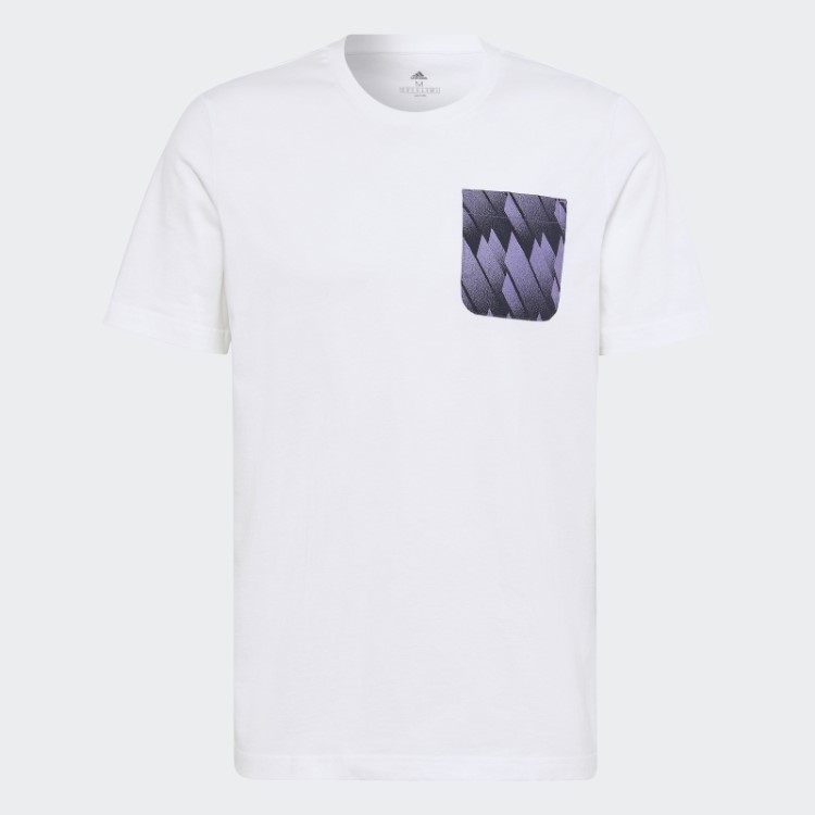 Camiseta Branca Adidas Real Madrid