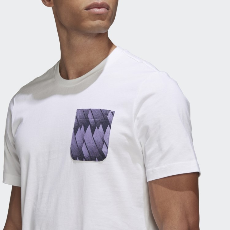 Camiseta Branca Adidas Real Madrid