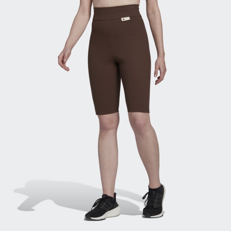 Bermuda Canelada Adidas Marrom Studio Lounge Fashion
