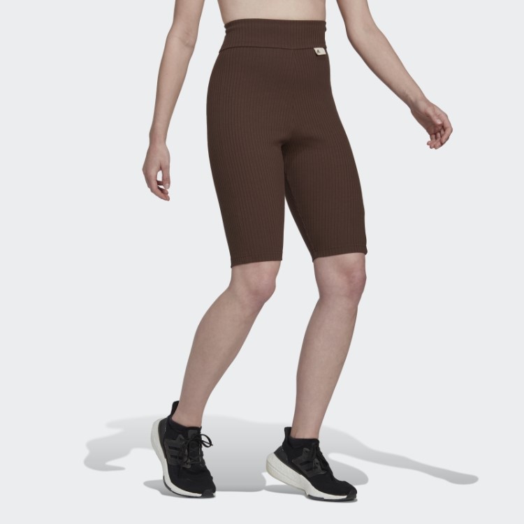 Bermuda Canelada Adidas Marrom Studio Lounge Fashion