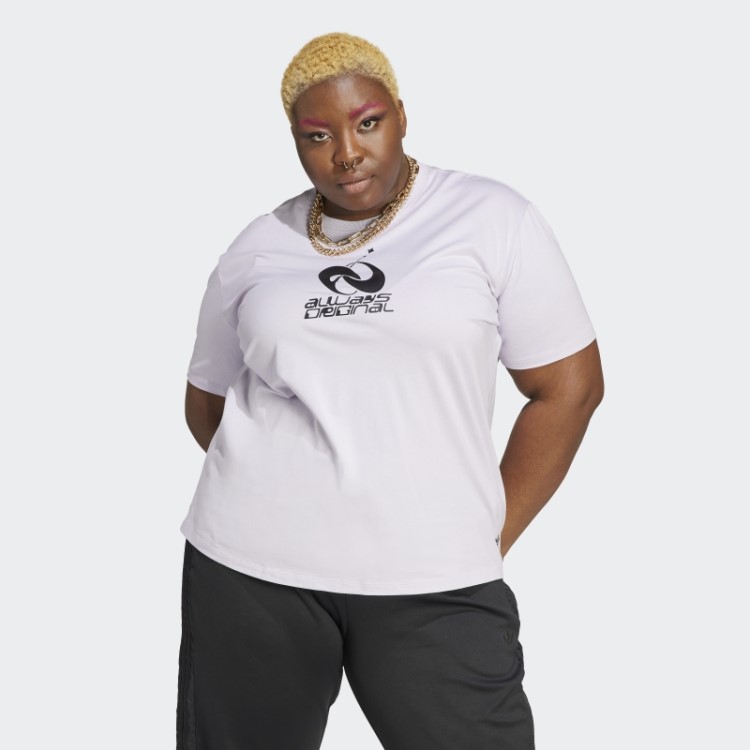 Camiseta Solta Com Gráfico Adidas Silver Dawn Always Original (tamanho Grande)