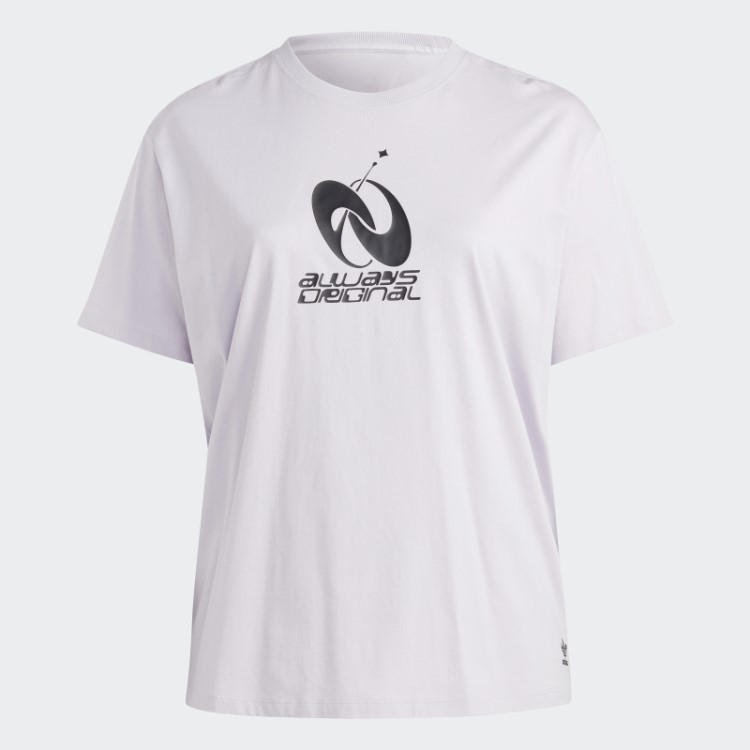 Camiseta Solta Com Gráfico Adidas Silver Dawn Always Original (tamanho Grande)