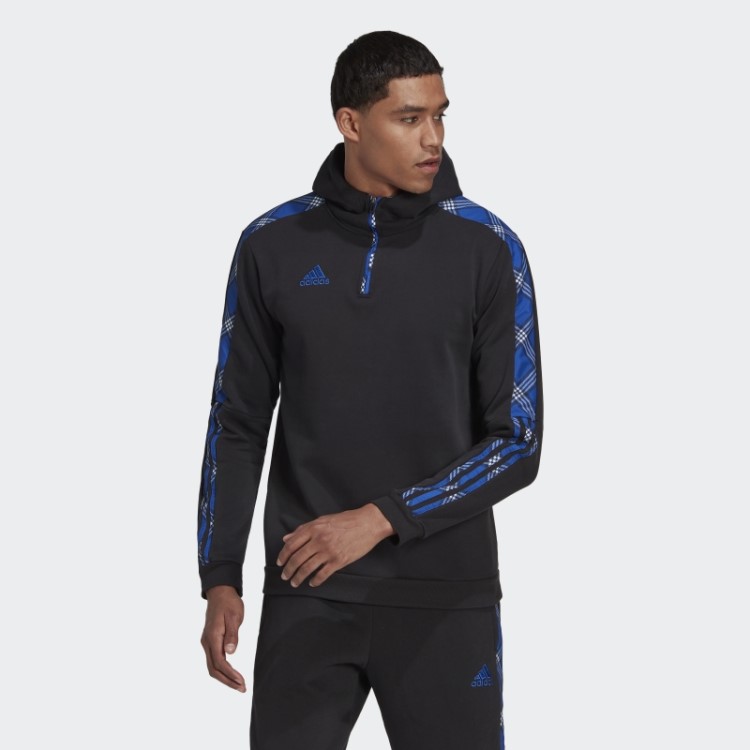 Moletom Com Capuz Preto Tiro Adidas