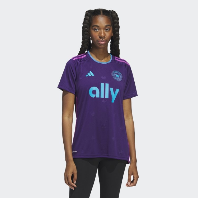 Camisa Roxa Escura Charlotte Fc 23/24 Away Adidas