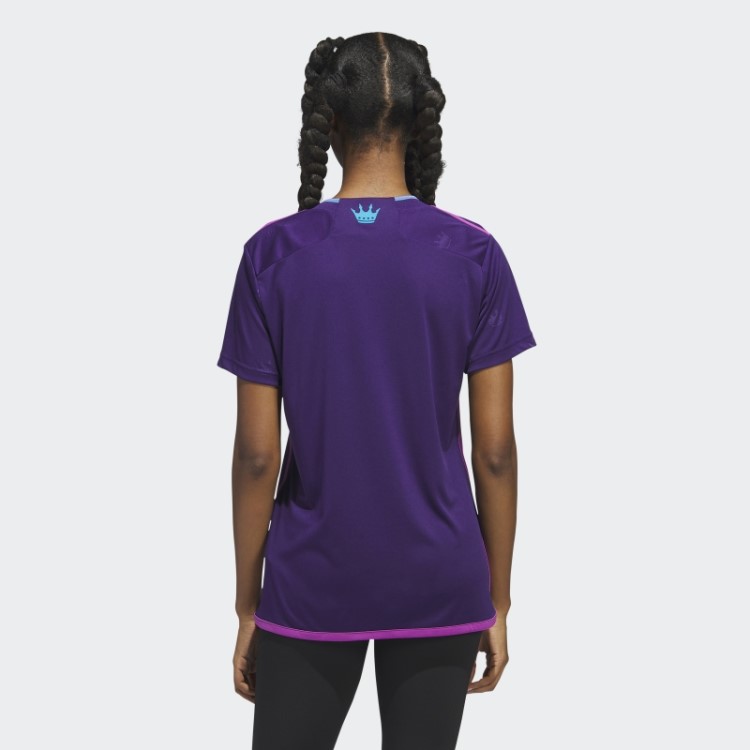 Camisa Roxa Escura Charlotte Fc 23/24 Away Adidas