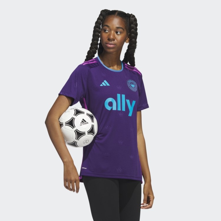 Camisa Roxa Escura Charlotte Fc 23/24 Away Adidas