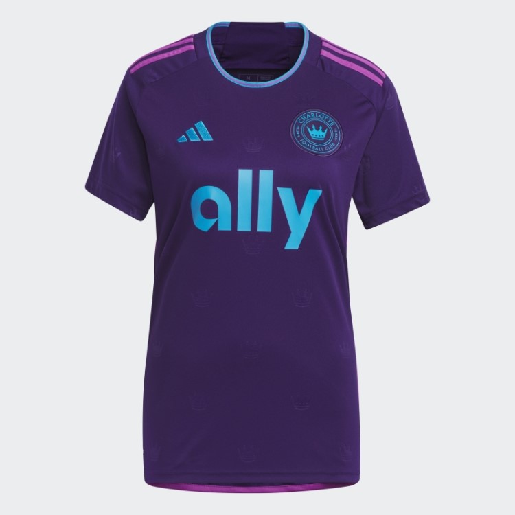 Camisa Roxa Escura Charlotte Fc 23/24 Away Adidas
