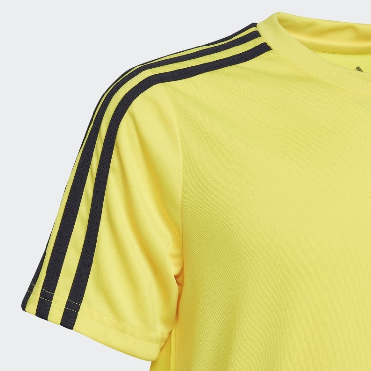 Adidas Designed 2 Move 3 Listras Camiseta Amarela