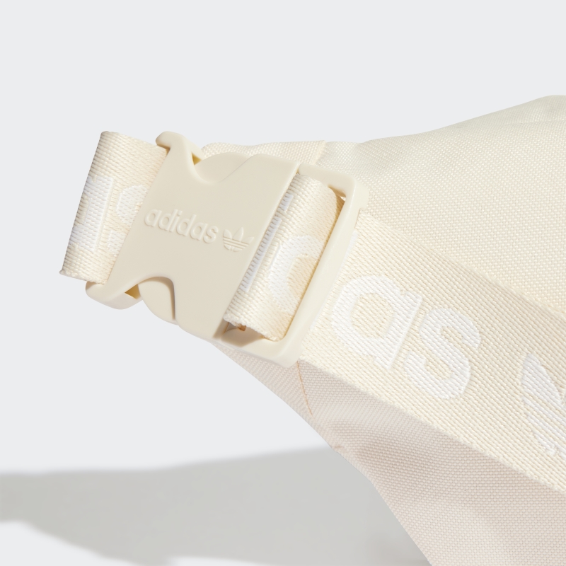 Bolsa De Cintura Clássica Adidas Adicolor Branca