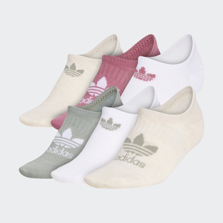 Meias Clássicas Superlite Super-no-show 6 Pares Branco Adidas