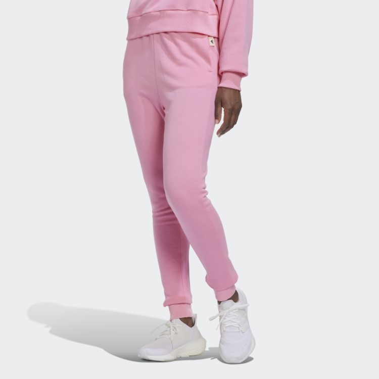 Calça Rosa Adidas Studio Lounge Cintura Alta