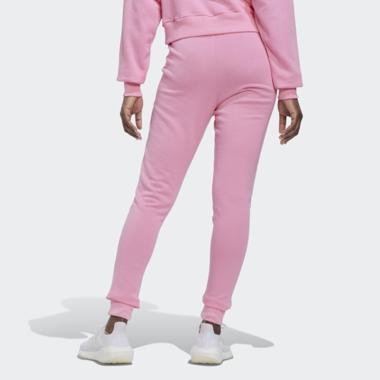 Calça Rosa Adidas Studio Lounge Cintura Alta