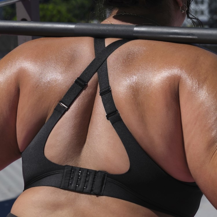 Sutiã Preto Adidas Tailor-made Impact Luxe Training De Alto Suporte