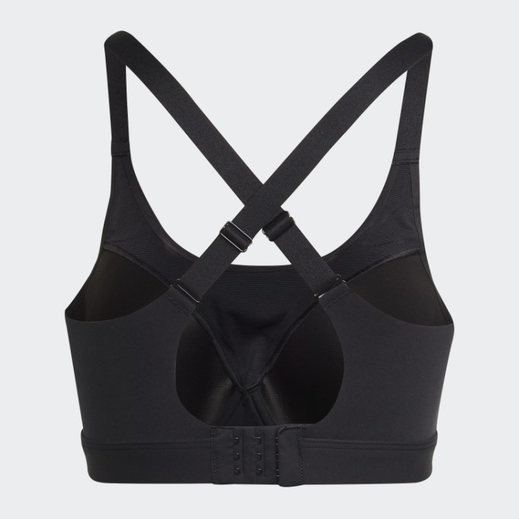 Sutiã Preto Adidas Tlrd Impact Luxe Training De Alto Suporte