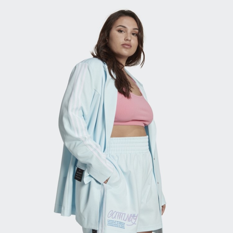Blazer (plus Size) Azul Adidas
