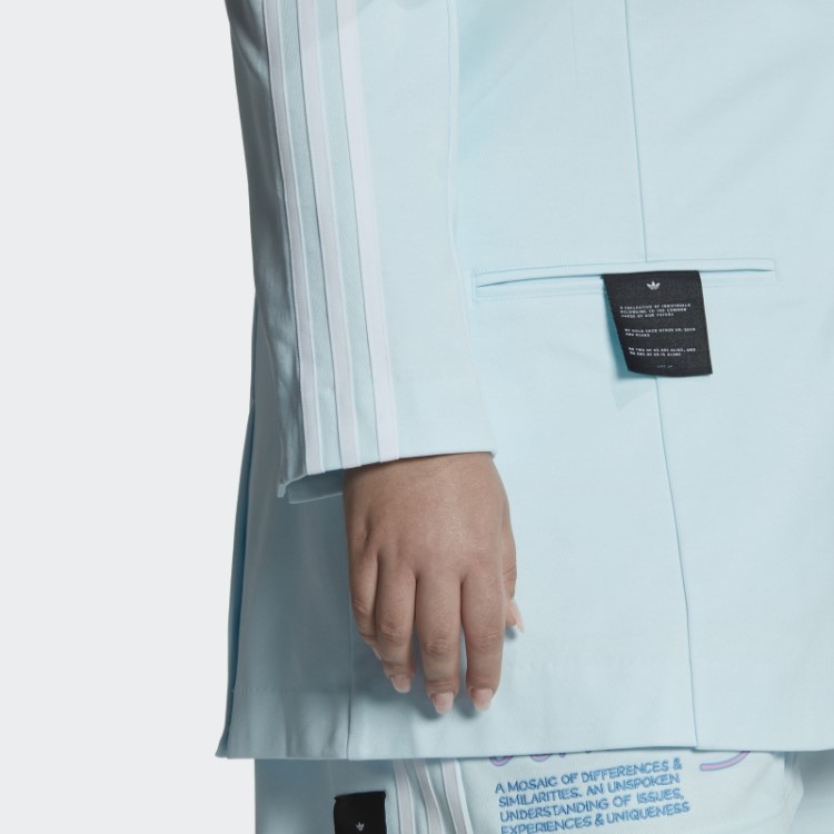 Blazer (plus Size) Azul Adidas