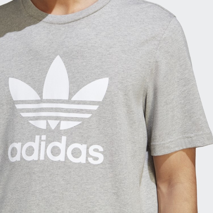 Camiseta Cinza Médio Adicolor Classics Trefoil Adidas