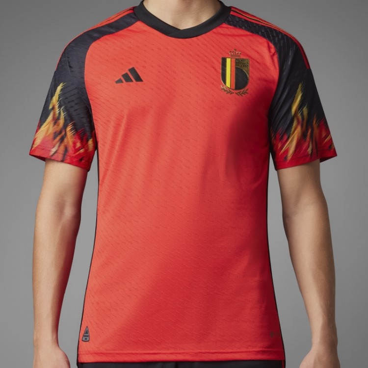 Camisa Vermelha Belgica 22 Casa Autêntica Adidas