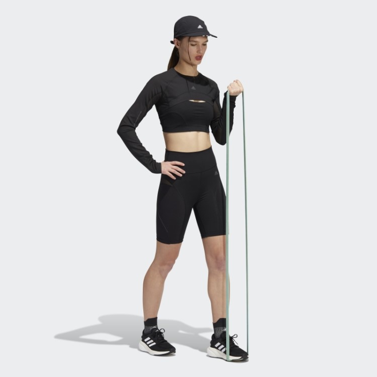 Leggings Curtas De Treinamento Hiit 45 Segundos Pretas Da Adidas