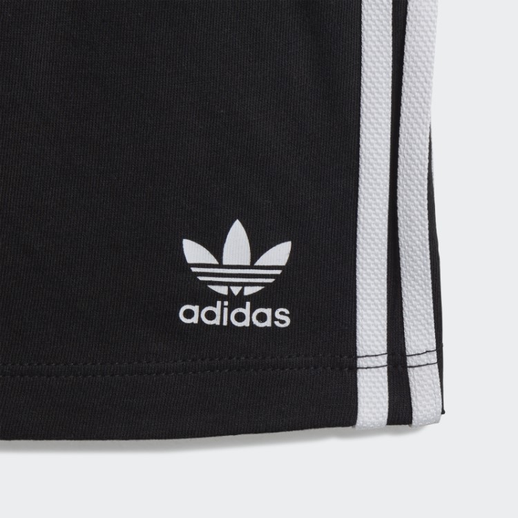 Conjunto De Shorts Adidas Trefoil Preto