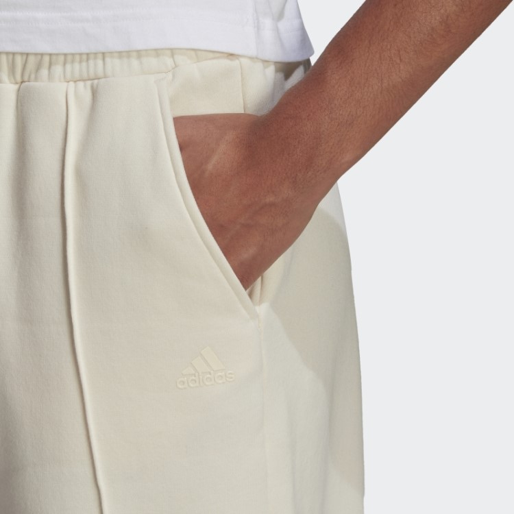 Calça Jogger De Lã Branca Adidas Hyperglam
