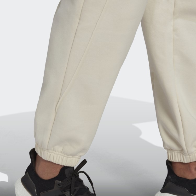 Calça Jogger De Lã Branca Adidas Hyperglam
