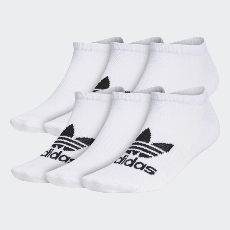 Meias Brancas Clássicas Superlite No-show 6 Pares Adidas