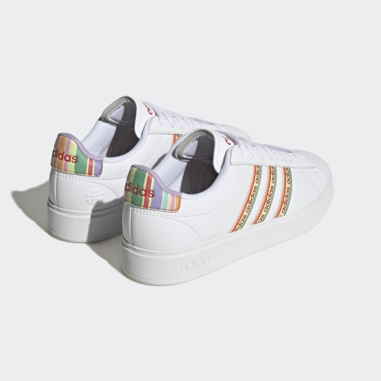 Adidas Grand Court Cloudfoam Estilo De Vida Court Comfort Shoes Vermelho Exuberante