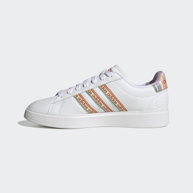 Adidas Grand Court Cloudfoam Estilo De Vida Court Comfort Shoes Vermelho Exuberante