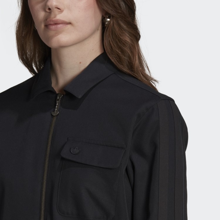 Camisa Social Preta Adicolor Contemporânea Adidas (gênero Neutro)