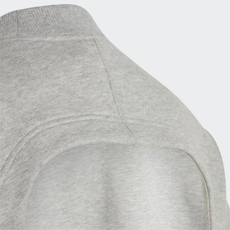 Moletom Cropped Adidas By Stella Mccartney Truecasuals Cinza Médio