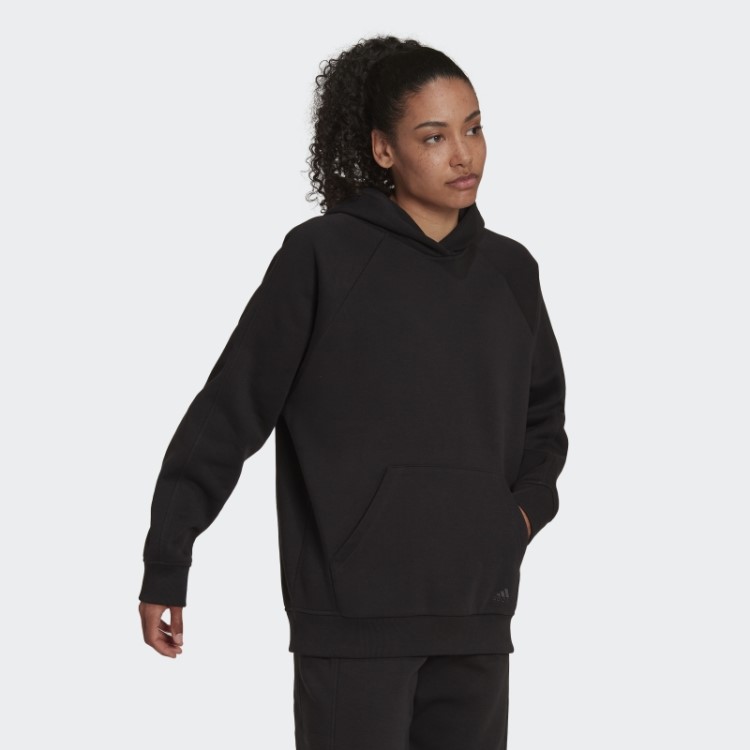 Moletom Com Capuz De Lã Para Namorado Preto Adidas All Szn