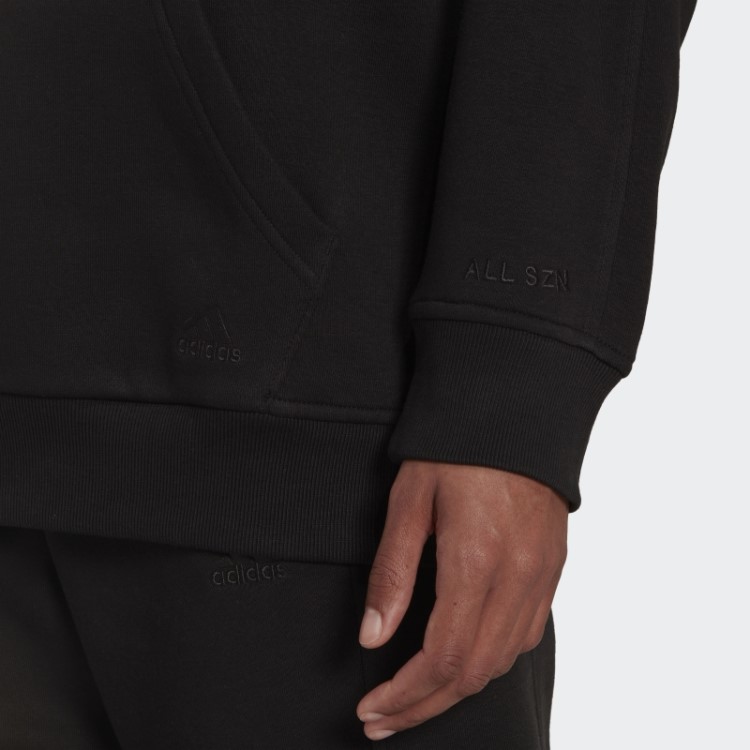 Moletom Com Capuz De Lã Para Namorado Preto Adidas All Szn
