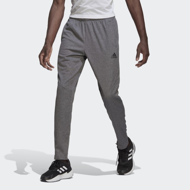 Calça Aeroready Game And Go Small Logo Afunilada Cinza Adidas