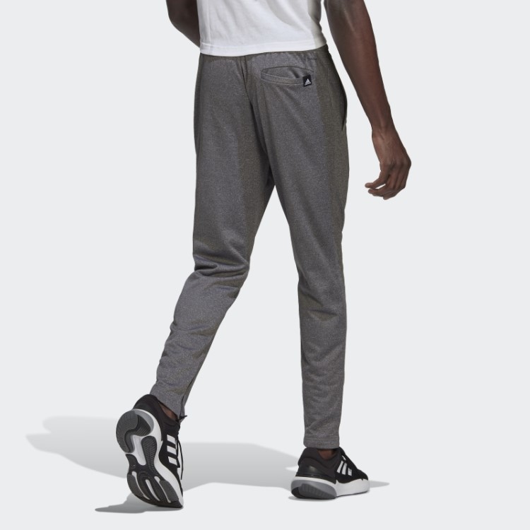 Calça Aeroready Game And Go Small Logo Afunilada Cinza Adidas