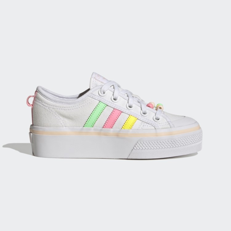 Sapato Plataforma Rosa Adidas Nizza