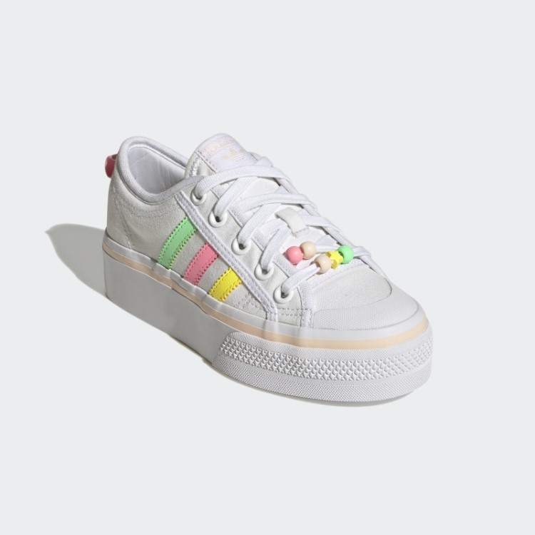 Sapato Plataforma Rosa Adidas Nizza
