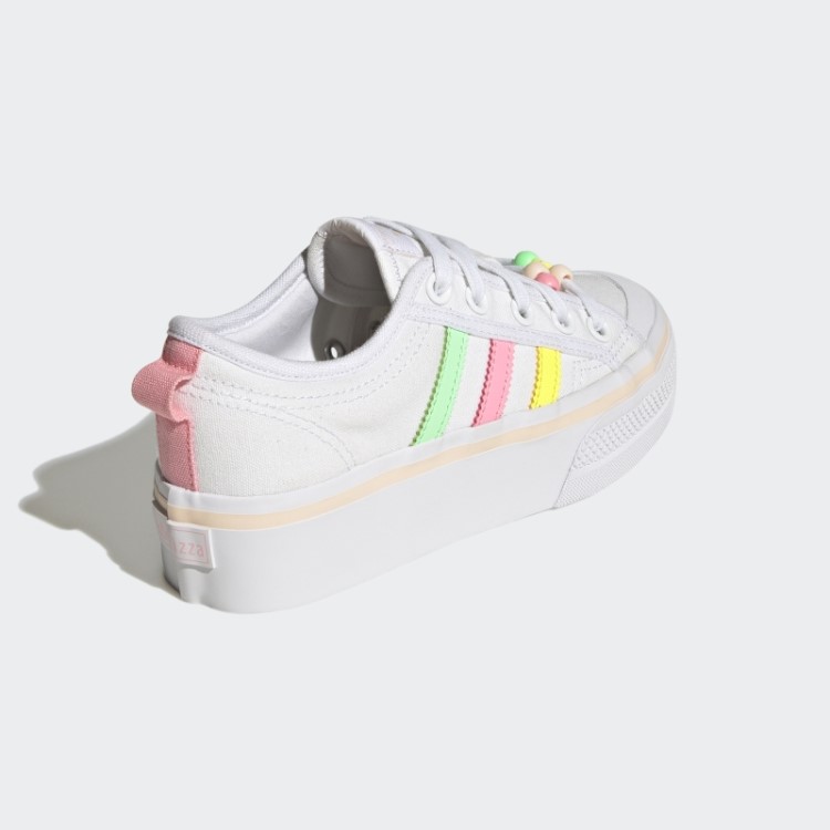 Sapato Plataforma Rosa Adidas Nizza