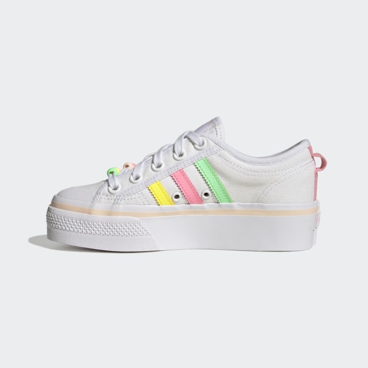 Sapato Plataforma Rosa Adidas Nizza