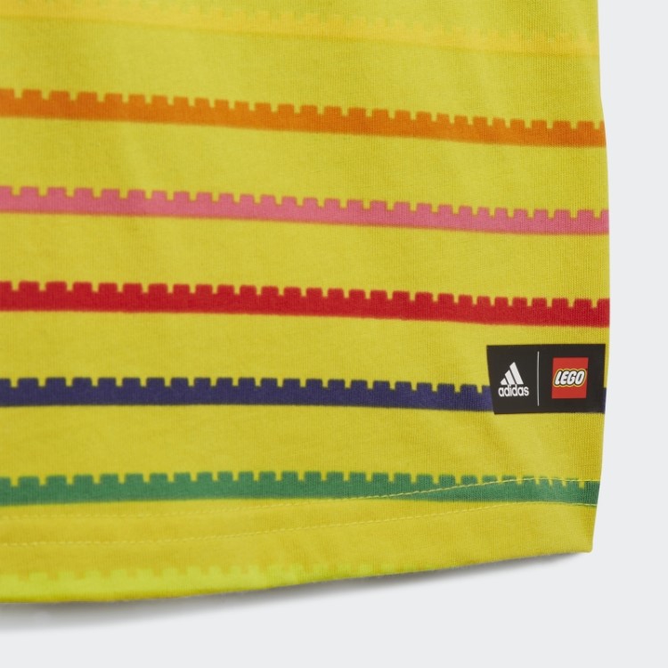 Conjunto Amarelo Adidas X Classic Lego E Calça 3/4 Fashion