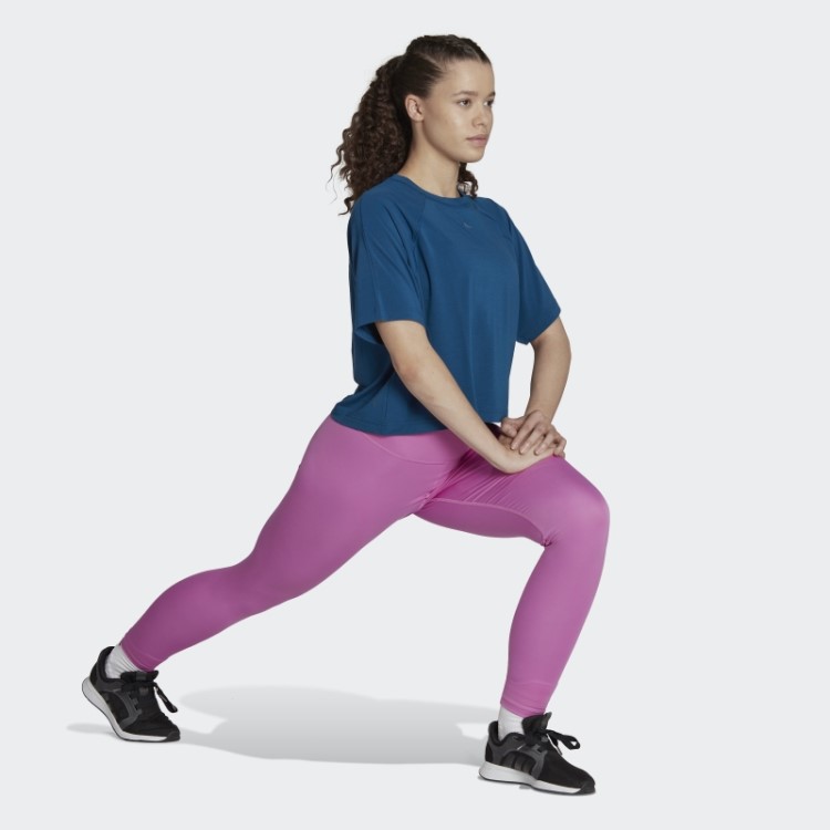 Camiseta Adidas Marine Aeroready Com Amarração Nas Costas