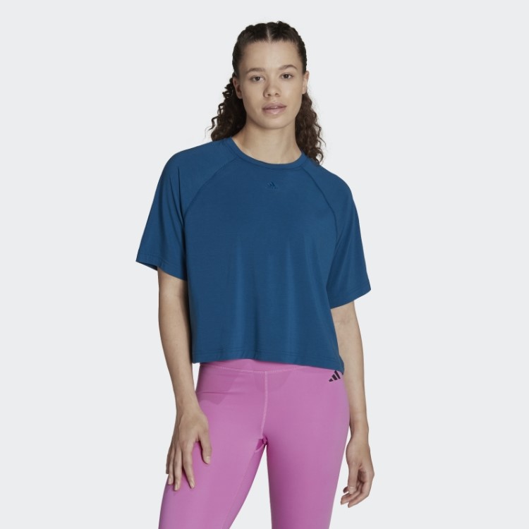 Camiseta Transpassada Marine Aeroready Adidas