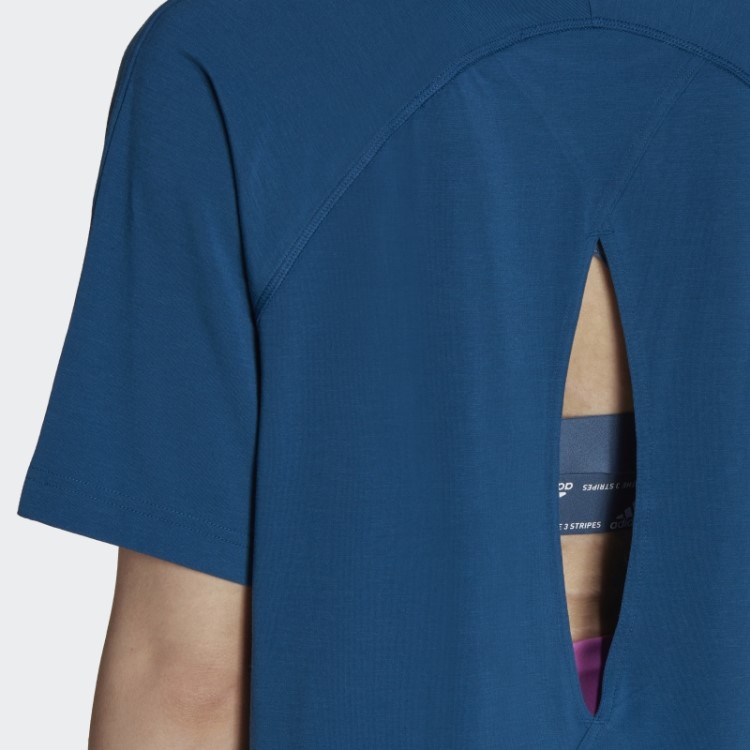 Camiseta Transpassada Marine Aeroready Adidas