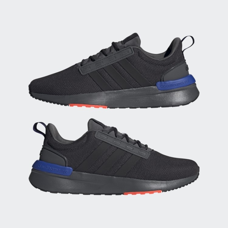 Tênis De Corrida Adidas Cinza Racer Tr21